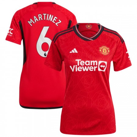 Manchester United Martinez 6 Dame Hjemmebanesæt 2023-24 Kortærmet
